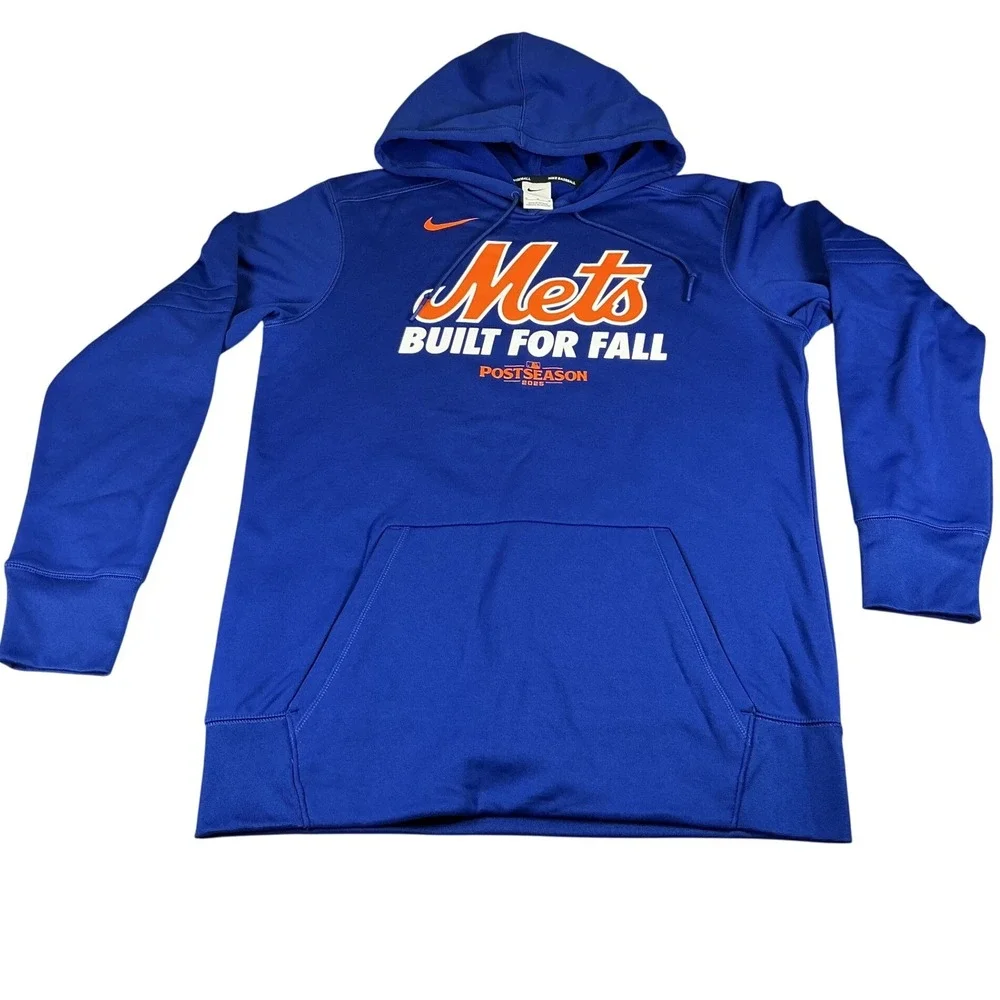 New York‎ Mets Built For Fall Postseason Therma-FIT Hoodie MED Blue
